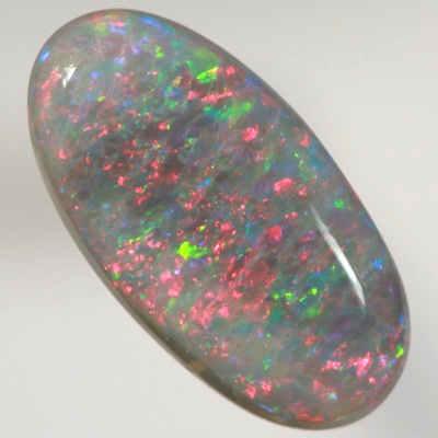 SOLID SEMI BLACK OPAL Bright, sparkly red and greens